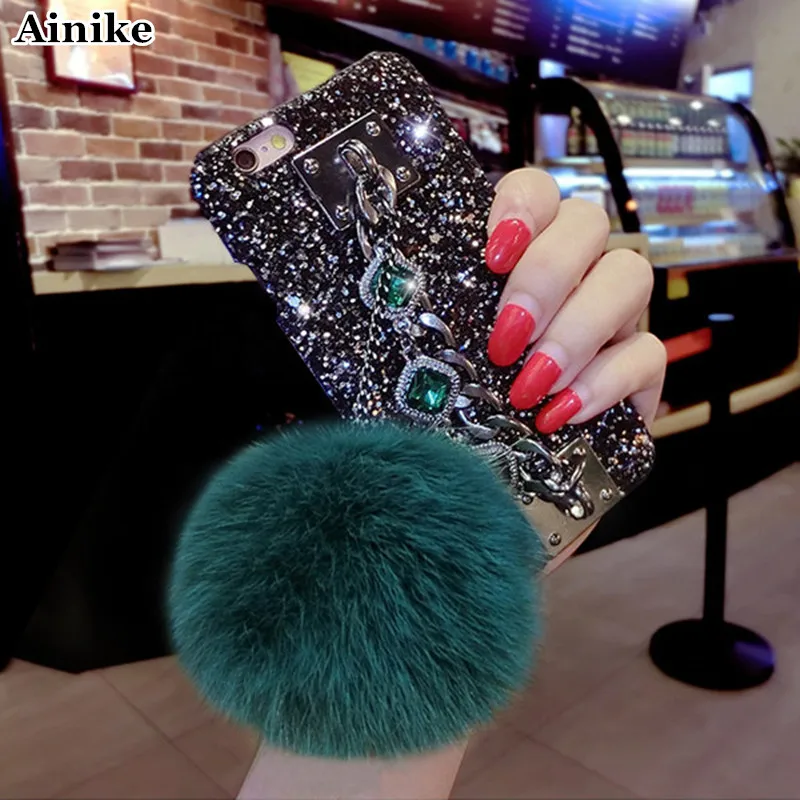 Ainike Bling Glitter Plush Soft Fox Fur Ball Cover For OPPO R9 R11Plus R15 A83 A79 A57 A73 K1 F11 Reno Phone Gem Hand Chain Case
Ainike Bling Glitter Plush Soft Fox Fur Ball Cover For OPPO R9 R11Plus R15 A83 A79 A57 A73 K1 F11 Reno Phone Gem Hand Chain Case