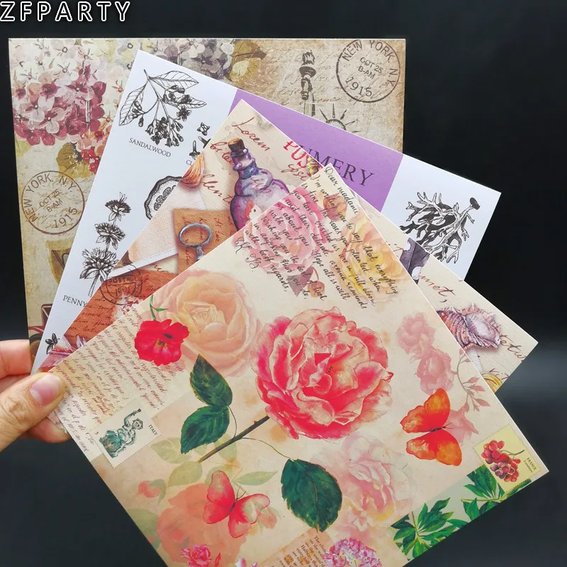 ZFPARTY Vinatge Flowers Background Stickers for Scrapbooking Happy Planner/Card Making/Journaling Project
ZFPARTY Vinatge Flowers Background Stickers for Scrapbooking Happy Planner/Card Making/Journaling Project