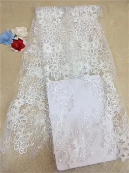 2019 Newest Arrival Beautiful French Sequins Lace Fabric Net White Fashionable Bright African Lace Fabric For Party Dress(FJ194
2019 Newest Arrival Beautiful French Sequins Lace Fabric Net White Fashionable Bright African Lace Fabric For Party Dress(FJ194