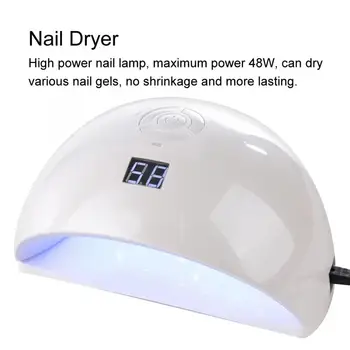 Nail Nail Lamps Intelligent UV LED Nail Dryer Dual Light Source Gel Polish Manicure Curing Machine
Nail Nail Lamps Intelligent UV LED Nail Dryer Dual Light Source Gel Polish Manicure Curing Machine