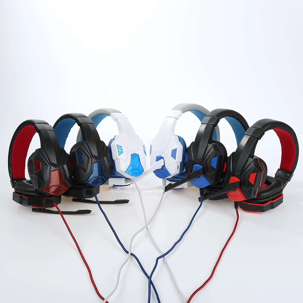 6 COLOR Surround Stereo Gaming Headset Headband Headphone USB 3.5mm LED with Mic for PC High performance Hot Sale
6 COLOR Surround Stereo Gaming Headset Headband Headphone USB 3.5mm LED with Mic for PC High performance Hot Sale