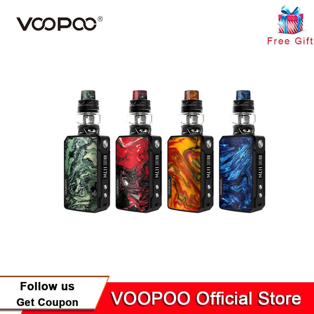 VOOPOO DRAG MINI 117w Box Mod 5ml Uforce T2 Tank Uforce P2 N1 Replacement Coil Upgraded Firmware Mod Ecig Vs Drag 2
VOOPOO DRAG MINI 117w Box Mod 5ml Uforce T2 Tank Uforce P2 N1 Replacement Coil Upgraded Firmware Mod Ecig Vs Drag 2