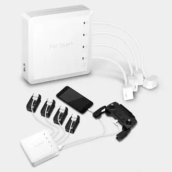 6 in 1 fast Charging Charger Multi Battery Charger Hub RC Intelligent Dual USB Charging for DJI Spark
6 in 1 fast Charging Charger Multi Battery Charger Hub RC Intelligent Dual USB Charging for DJI Spark