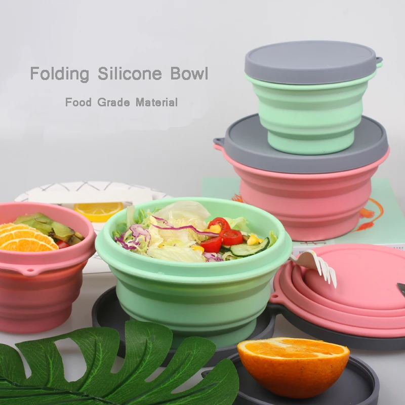 Folding silicone bowl with lid portable collapsible multifunctional retractable telescopic pet feeding container
Folding silicone bowl with lid portable collapsible multifunctional retractable telescopic pet feeding container