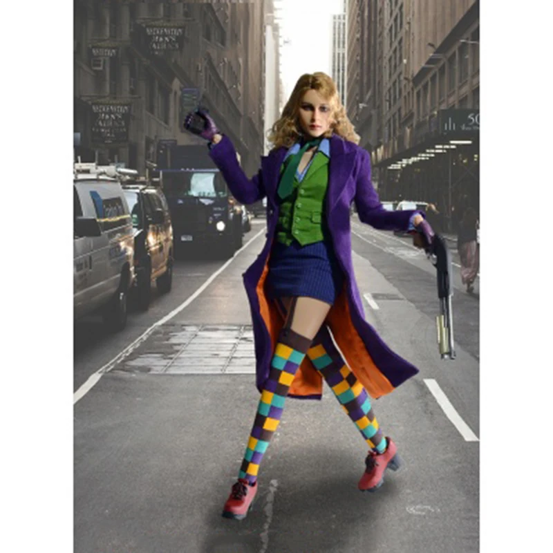 1/6 Female Joker Ver.2.0 Action Figure With 2 Heads Action Figure toys for Collectors
1/6 Female Joker Ver.2.0 Action Figure With 2 Heads Action Figure toys for Collectors