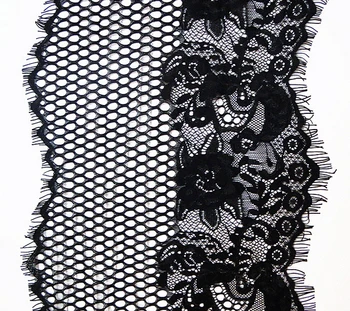 FREE SHIPPING superb 25cm wide 3 yards per piece non-elastic eyelash lace trim , XERY0113B 
FREE SHIPPING superb 25cm wide 3 yards per piece non-elastic eyelash lace trim , XERY0113B