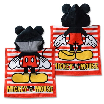 Disney 100% cotton cartoon Minnie Mickey children's hooded towel cloak absorbent bathrobe children's bath towel cloak 120 x 60
Disney 100% cotton cartoon Minnie Mickey children's hooded towel cloak absorbent bathrobe children's bath towel cloak 120 x 60