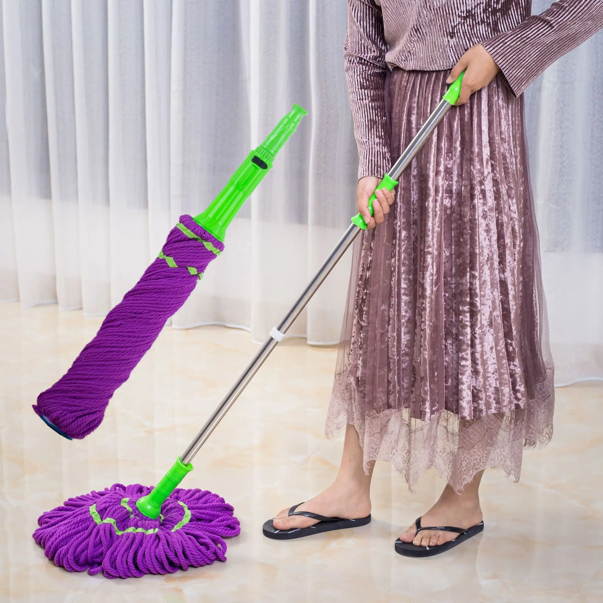 Convenience Retractable Microfiber Squeeze Water Mop Multifunction Towhead Rotate Absorbability Dry Wet Lazy Floor Cleaning Tool
Convenience Retractable Microfiber Squeeze Water Mop Multifunction Towhead Rotate Absorbability Dry Wet Lazy Floor Cleaning Tool