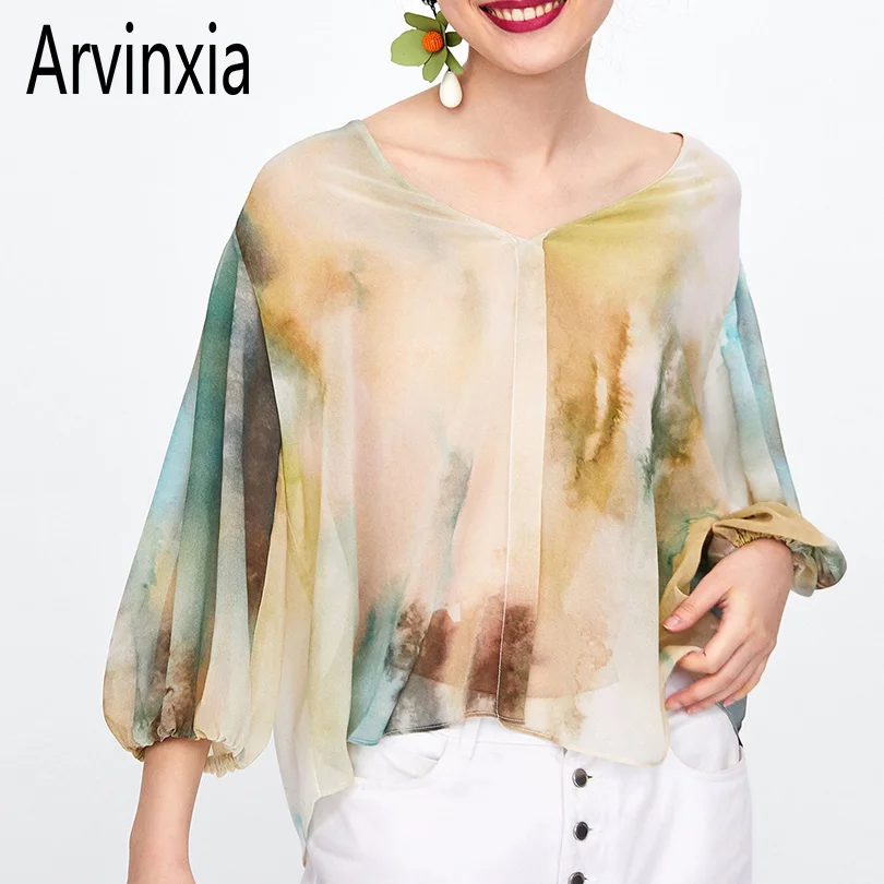 Arvinxia ZA Soft Long Sleeve Woman Blouse Shirts Summer New Fashion Loose Plus Size Blouses Casual Ruffles Chiffon Female Blusas
Arvinxia ZA Soft Long Sleeve Woman Blouse Shirts Summer New Fashion Loose Plus Size Blouses Casual Ruffles Chiffon Female Blusas