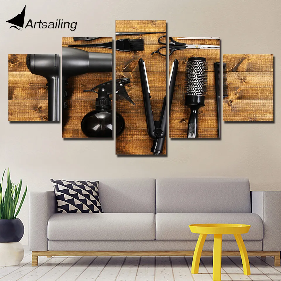 Wall Picture home decor Canvas painting Wall art print 5 panels Barber Poster canvas painting home decor Pictures print
Wall Picture home decor Canvas painting Wall art print 5 panels Barber Poster canvas painting home decor Pictures print