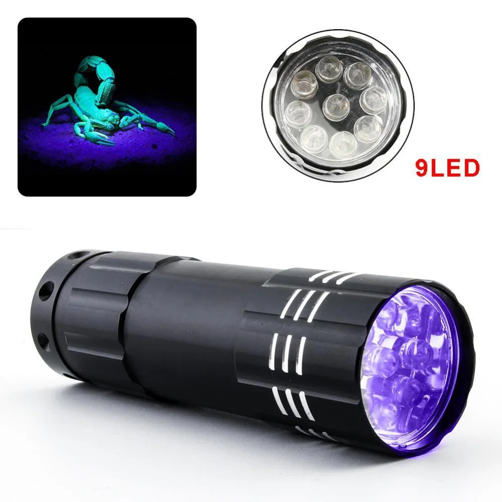 CASTNOO 9 LED Mini Pocket light Aluminum UV Flashlight Keychain Led Flashlight UV Torch AAA battery for Hiking,Camping or Pets
CASTNOO 9 LED Mini Pocket light Aluminum UV Flashlight Keychain Led Flashlight UV Torch AAA battery for Hiking,Camping or Pets