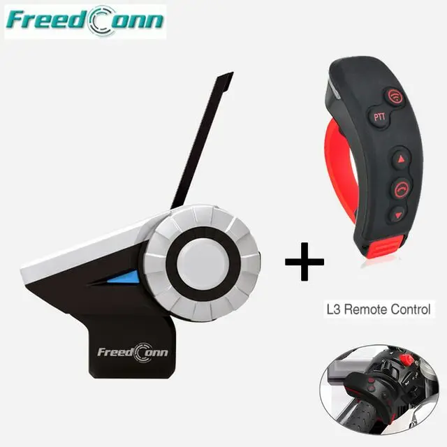 Freedconn T-Rex+L3 1500M 8-Way Full Duplex 8 Riders Bluetooth Helmet Intercom Headset With Remote Control FM Radio MP3 GPS Call
Freedconn T-Rex+L3 1500M 8-Way Full Duplex 8 Riders Bluetooth Helmet Intercom Headset With Remote Control FM Radio MP3 GPS Call