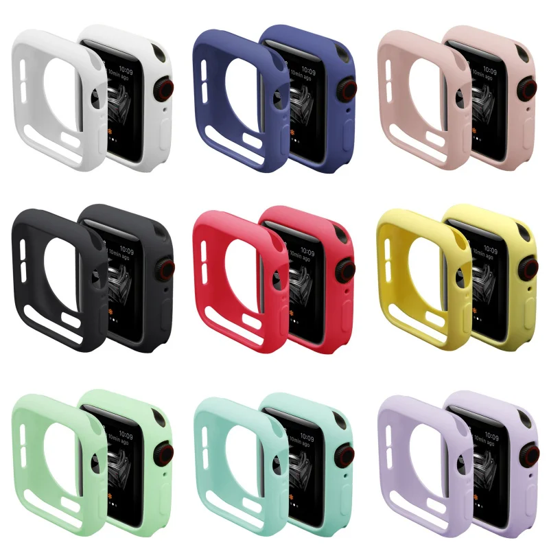 for apple watch series 5 4 3 2 case for iwatch candy color TPU soft cover slim fit protector Ultra-thin band 38mm 40mm 42mm 44mm
for apple watch series 5 4 3 2 case for iwatch candy color TPU soft cover slim fit protector Ultra-thin band 38mm 40mm 42mm 44mm
