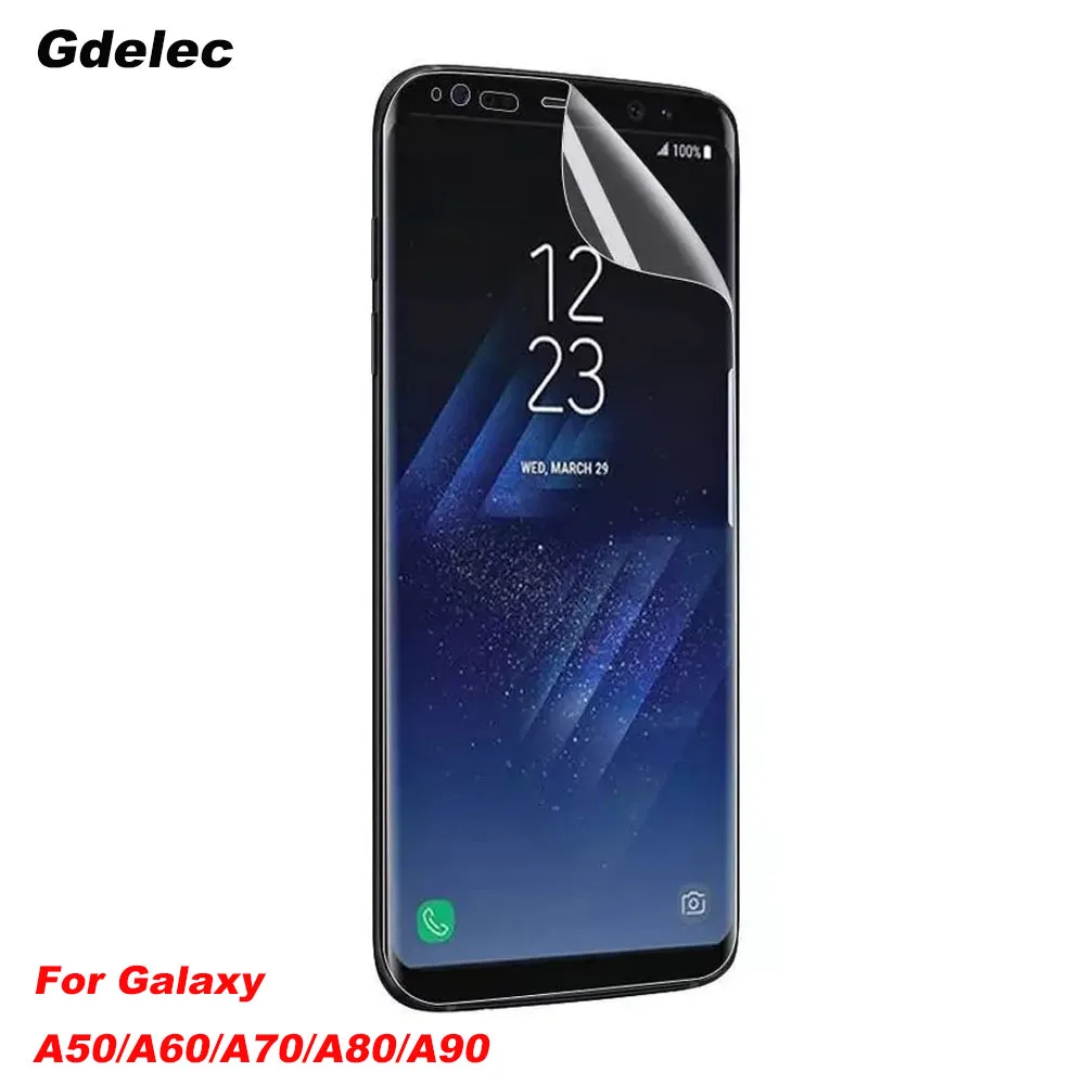 For Samsung A50 A70 A80 A90 Full Cover soft Hydrogel Film Front Screen Film HD Screen Protector Film
For Samsung A50 A70 A80 A90 Full Cover soft Hydrogel Film Front Screen Film HD Screen Protector Film