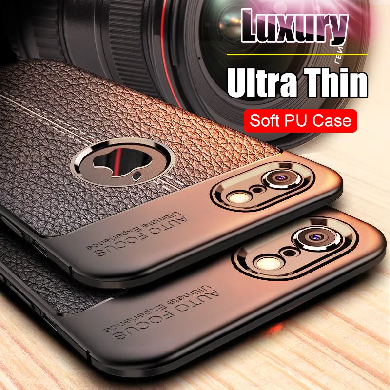 Luxury Leather PU TPU Case On The For IPhone XR XS Max X Shockproof Case Cover For IPhone 8 7 6 6s Plus Soft Silicone Phone Case
Luxury Leather PU TPU Case On The For IPhone XR XS Max X Shockproof Case Cover For IPhone 8 7 6 6s Plus Soft Silicone Phone Case