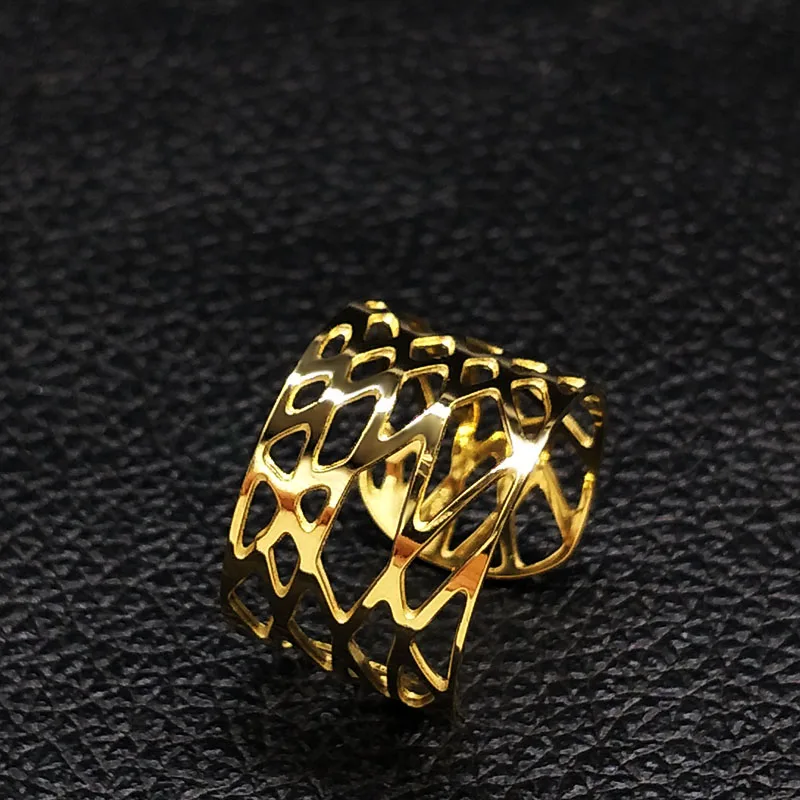 2019 Width Stainless Steel Rings for Women Geometry Gold Color Rings for Women Jewelry anillos acero inoxidable mujer R612231
2019 Width Stainless Steel Rings for Women Geometry Gold Color Rings for Women Jewelry anillos acero inoxidable mujer R612231