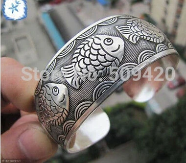 hot sell909414 Wholesale!!10pcs HE-S103 fashion Tibetan Tibet Silver fish Bangle Cuff Bracelet
hot sell909414 Wholesale!!10pcs HE-S103 fashion Tibetan Tibet Silver fish Bangle Cuff Bracelet