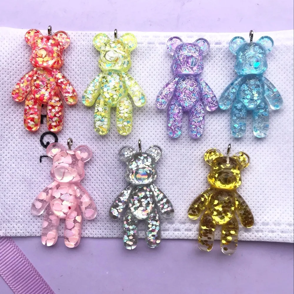 10PCs NEW kawaii resin Little bear necklace Charms DIY Decorations Hanging Pendant Key Chain earring DIY
10PCs NEW kawaii resin Little bear necklace Charms DIY Decorations Hanging Pendant Key Chain earring DIY
