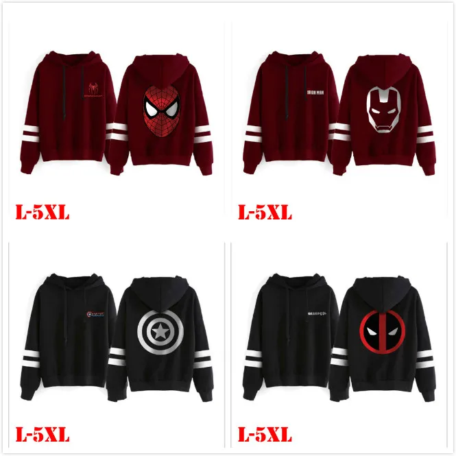 Eshop Avengers Endgame Marvel Iron Man Deadpool Hoodie Casual Loose Mens Hoodies Sweatshirt Hooded Tracksuit Sportswear
Eshop Avengers Endgame Marvel Iron Man Deadpool Hoodie Casual Loose Mens Hoodies Sweatshirt Hooded Tracksuit Sportswear