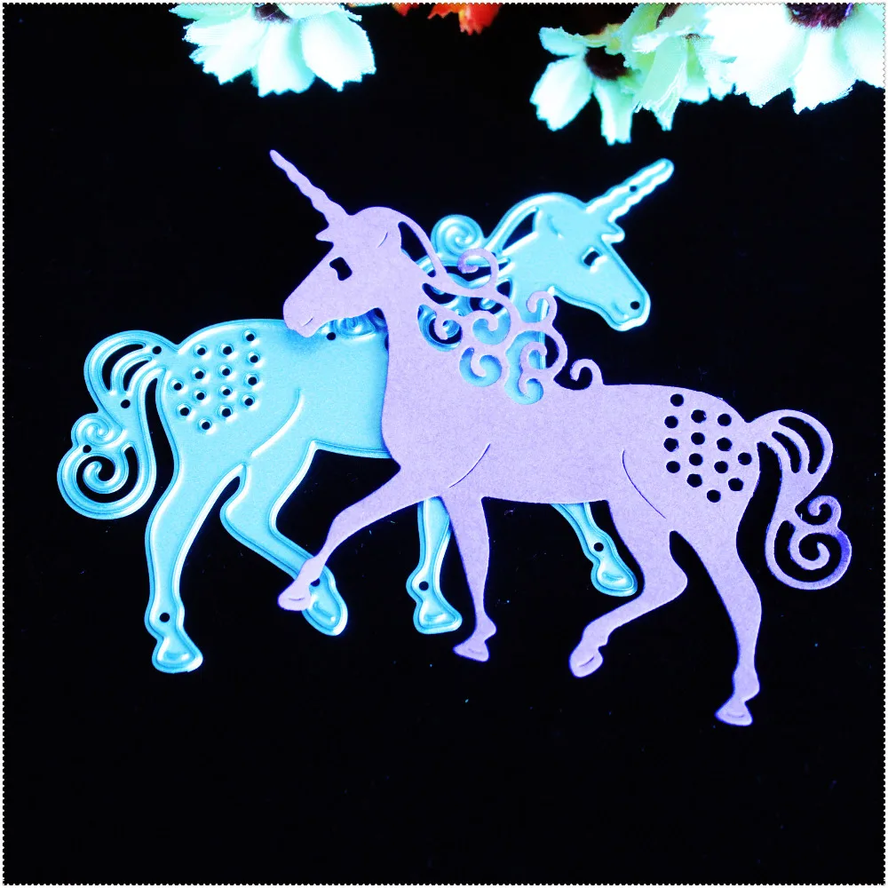 New Unicorn Horse Metal Cutting Dies Stencil DIY Scrapbooking Photo Album Card Paper Embossing Decoration Craft Steel Die Cuts
New Unicorn Horse Metal Cutting Dies Stencil DIY Scrapbooking Photo Album Card Paper Embossing Decoration Craft Steel Die Cuts