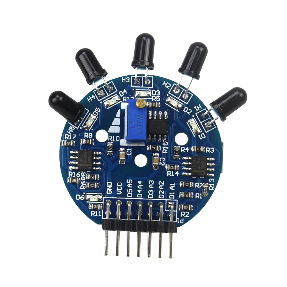 5 Way Flame Sensor Module Digital Analog Signal Dual Output Fire Detection Sensor Module for Arduino
5 Way Flame Sensor Module Digital Analog Signal Dual Output Fire Detection Sensor Module for Arduino