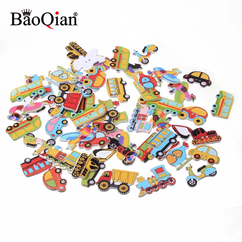 50Pcs Mixed Transportation Sewing Accessories Wooden Buttons For Clothes Knitting Crafts Scrapbooking DIY Fabric Needlework
50Pcs Mixed Transportation Sewing Accessories Wooden Buttons For Clothes Knitting Crafts Scrapbooking DIY Fabric Needlework