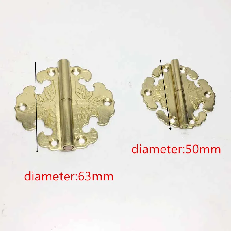 2Pcs brass furniture hinges small detachable door hinge cabinet floral form hinge for furniture
2Pcs brass furniture hinges small detachable door hinge cabinet floral form hinge for furniture