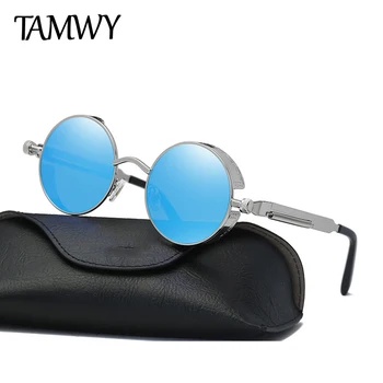 TAMWY Round Metal Sunglasses Steampunk Men Women Fashion Glasses Brand Designer Retro Vintage Sunglasses UV400 T0914
TAMWY Round Metal Sunglasses Steampunk Men Women Fashion Glasses Brand Designer Retro Vintage Sunglasses UV400 T0914
