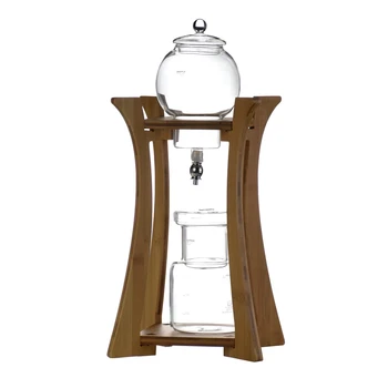 Modern Design Bamboo Pillar Dutch ice coffee maker Iced Coffee Syphone 600ML 5-8 Cups Percolators
Modern Design Bamboo Pillar Dutch ice coffee maker Iced Coffee Syphone 600ML 5-8 Cups Percolators