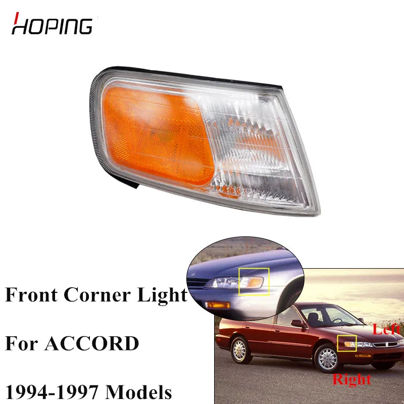 Hoping Front Bumper Corner Light Lamp For HONDA ACCORD 1994 1995 1996 1997 Replacement Light Yellow Type
Hoping Front Bumper Corner Light Lamp For HONDA ACCORD 1994 1995 1996 1997 Replacement Light Yellow Type