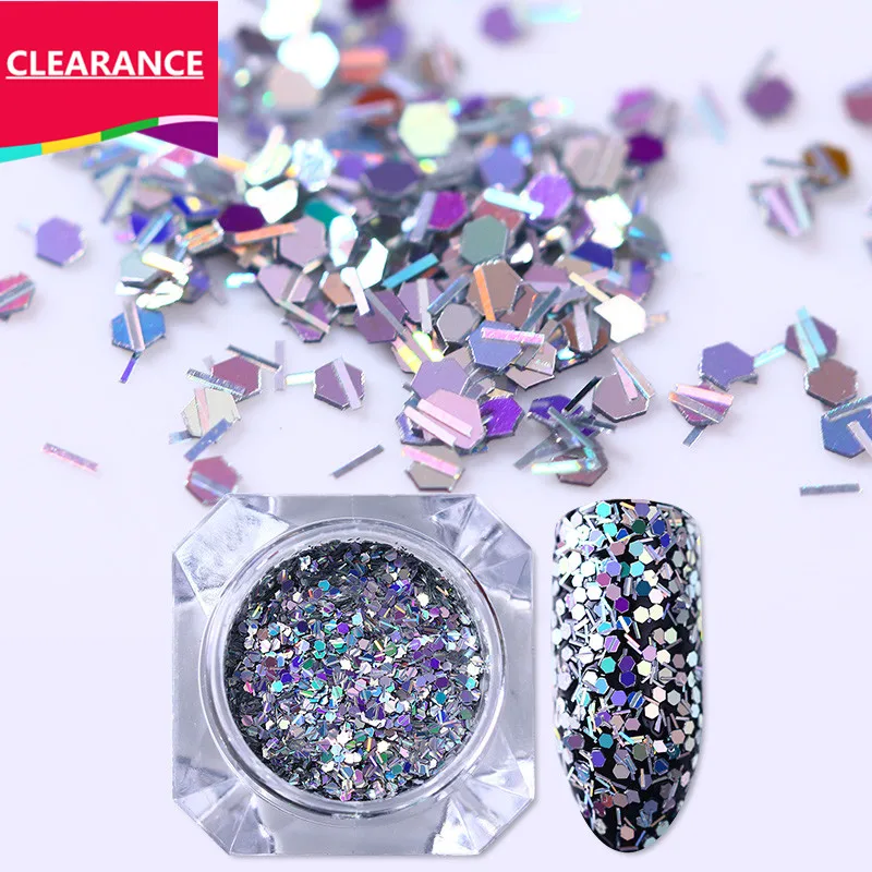 UR SUGAR Nail Glitter Sequins Multi-size Hexagon Flakes Nail Powder Manicure Nail Art Pigment Decoration DIY Clearance Sale
UR SUGAR Nail Glitter Sequins Multi-size Hexagon Flakes Nail Powder Manicure Nail Art Pigment Decoration DIY Clearance Sale