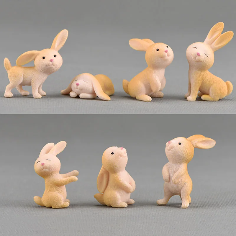 Koteta 1PC Kawaii Animal Model Simulation Rabbits PVC Action Figure Miniature Figurine for Children Gift Kids Cartoon Doll Toys
Koteta 1PC Kawaii Animal Model Simulation Rabbits PVC Action Figure Miniature Figurine for Children Gift Kids Cartoon Doll Toys