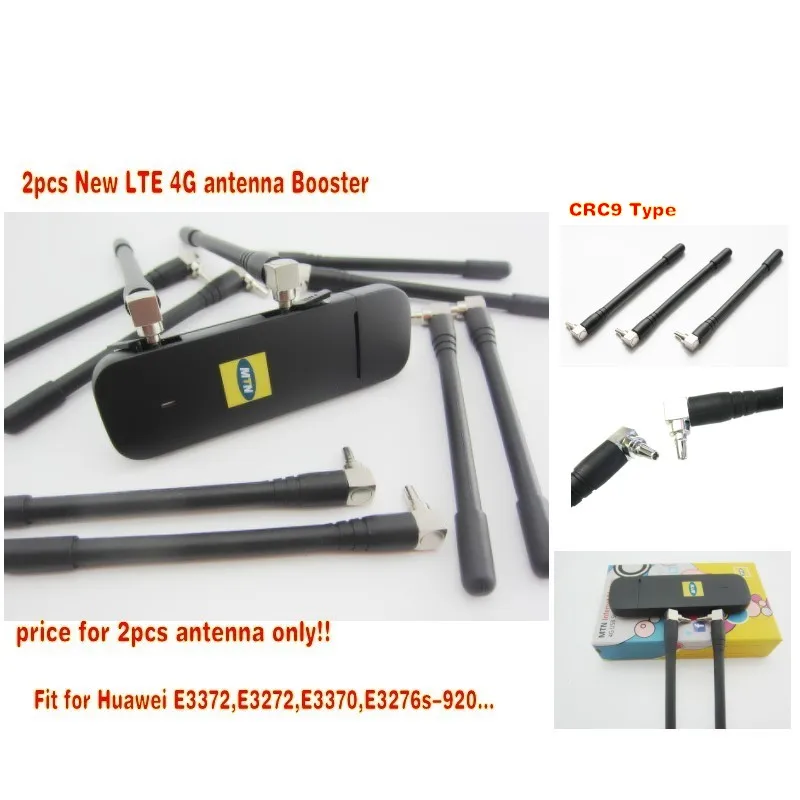 2pcs New LTE 4G antenna Booster for Huawei E3370 E3372 E3272 E3276s-920 K5160 4G LTE Aerial CRC9 Connector free shipping
2pcs New LTE 4G antenna Booster for Huawei E3370 E3372 E3272 E3276s-920 K5160 4G LTE Aerial CRC9 Connector free shipping