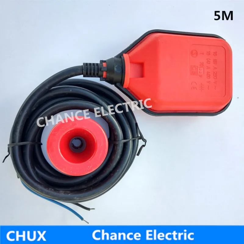 CHUX 5m Water Level Sensor Liquid Float Pressure Switch For Industry Fluid Level Sensor 220v (cx-m15-1)
CHUX 5m Water Level Sensor Liquid Float Pressure Switch For Industry Fluid Level Sensor 220v (cx-m15-1)
