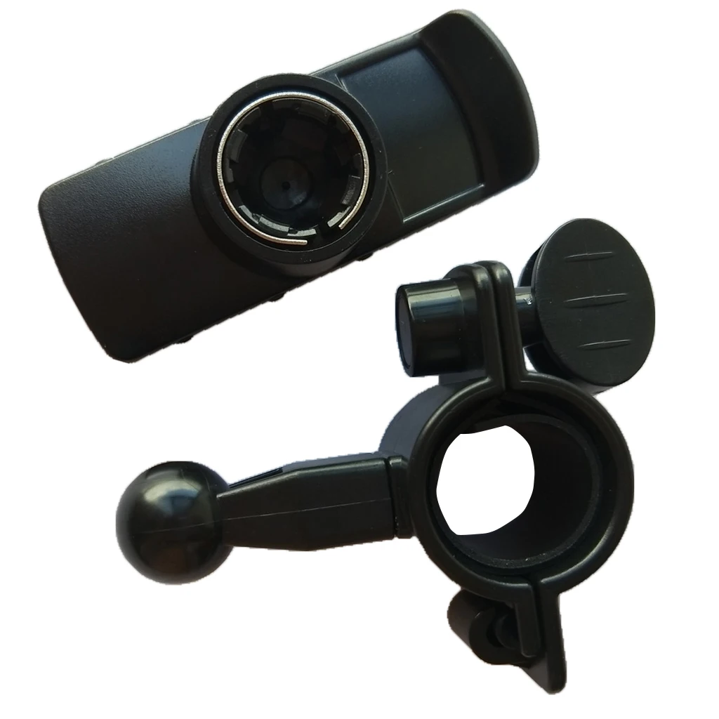 2 Pieces Motorcycle Blike Handlebar Mount for Garmin GPSMAP 62 62S 62ST Rino 650 Garmin eTrex 10 20 30 Black