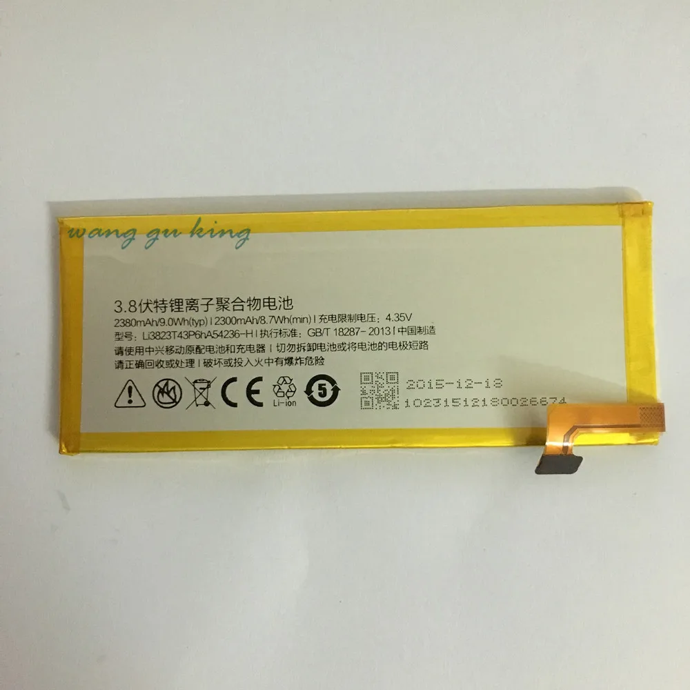 1pcs 100% High Quality Li3823T43P6hA54236-H 2300mAh Battery For ZTE Nubia Z7 Mini NX507J for ZTE Blade S6 5.0 inch G717C G718C
1pcs 100% High Quality Li3823T43P6hA54236-H 2300mAh Battery For ZTE Nubia Z7 Mini NX507J for ZTE Blade S6 5.0 inch G717C G718C