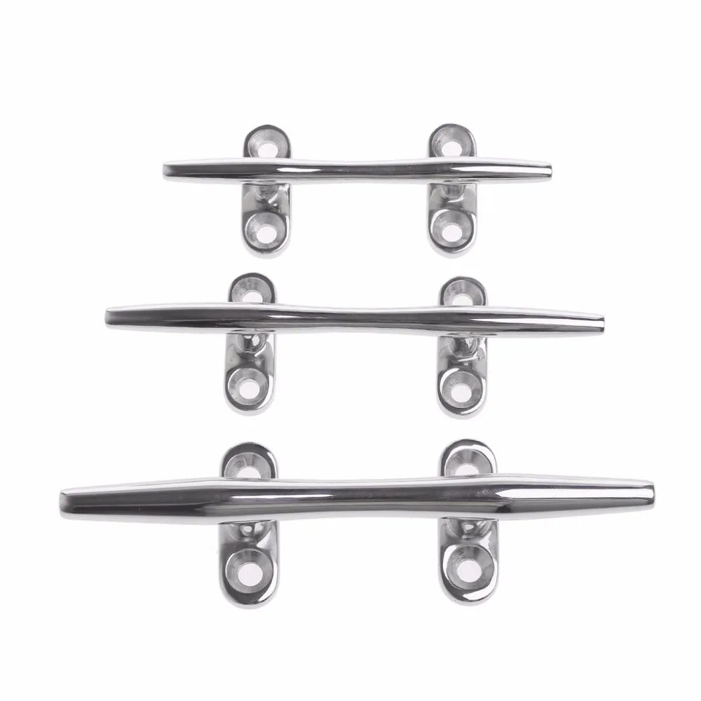Base Boat Dock Deck Rope Cleat Marine Bollard Yacht Stainless Steel 4"/5"/6"/8"/10"/12" Lock bolt Boat Accessories C45
Base Boat Dock Deck Rope Cleat Marine Bollard Yacht Stainless Steel 4"/5"/6"/8"/10"/12" Lock bolt Boat Accessories C45