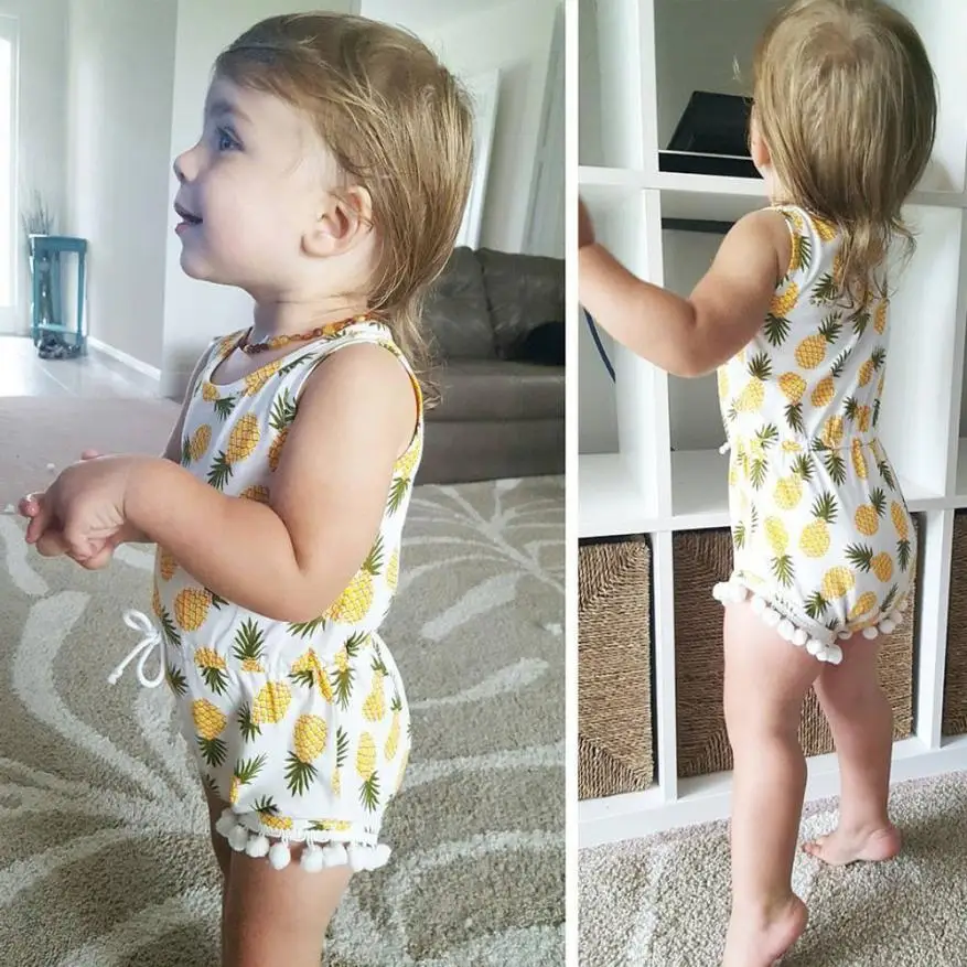 2 colors Newborn Infant Baby Girl Lacing Pineapple Romper Jumpsuit Sunsuit Clothes Outfit Drop shipping NEW August 15
2 colors Newborn Infant Baby Girl Lacing Pineapple Romper Jumpsuit Sunsuit Clothes Outfit Drop shipping NEW August 15
