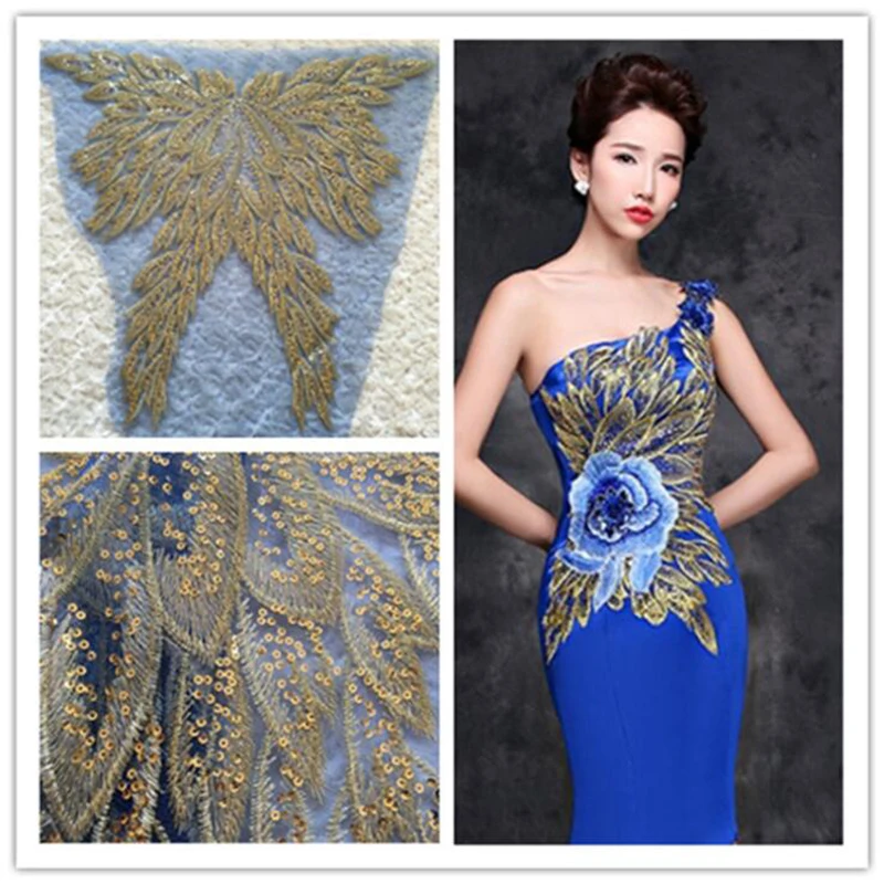 Luxury Gold sequin Flower Lace Fabric Trim Ribbon DIY Embroidery Neckline Collar Applique crafts Sewing Scrapbooking
Luxury Gold sequin Flower Lace Fabric Trim Ribbon DIY Embroidery Neckline Collar Applique crafts Sewing Scrapbooking