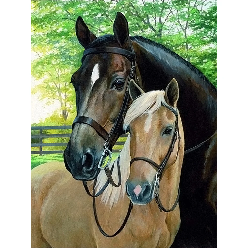 Diamond Painting Full drill square/round Two Horses Mosaic DIY Diamond Painting Cross Stitch Embroidery Home Decor
Diamond Painting Full drill square/round Two Horses Mosaic DIY Diamond Painting Cross Stitch Embroidery Home Decor