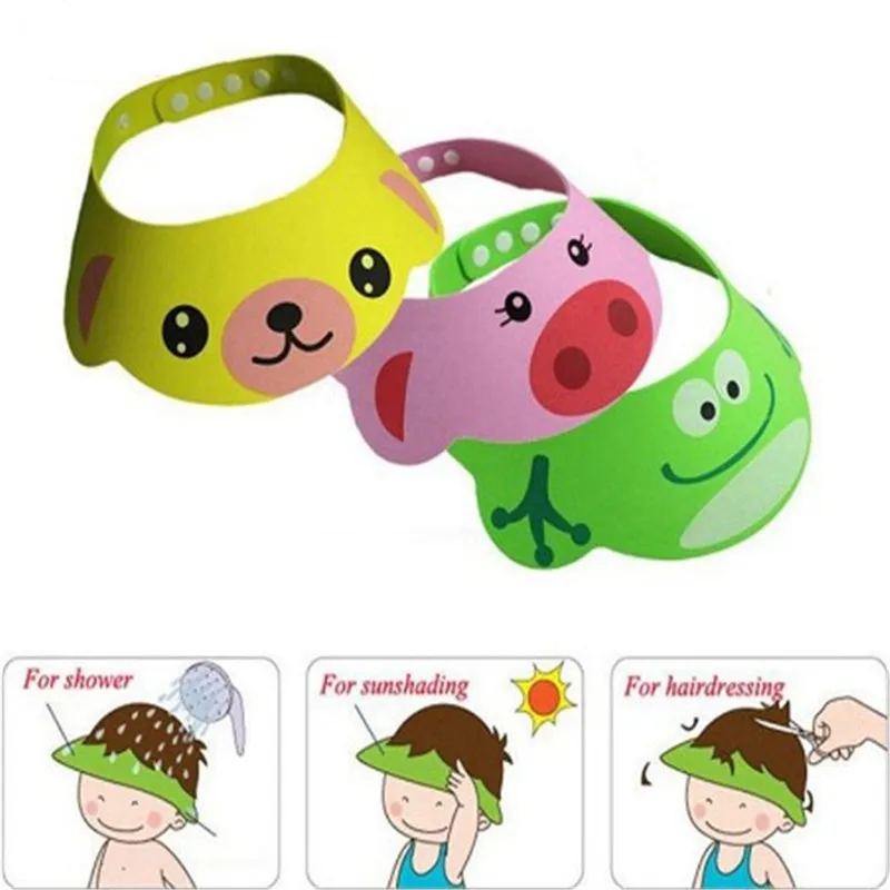 Pig/Bear/Frog Cartoon Cute Adjustable Baby Hat Kids Shampoo Bathing Shower Caps Wash Hair Visor Caps For Baby Care
Pig/Bear/Frog Cartoon Cute Adjustable Baby Hat Kids Shampoo Bathing Shower Caps Wash Hair Visor Caps For Baby Care