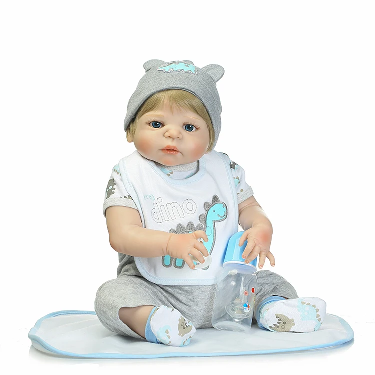 Full Body Silicone Reborn Baby Doll Toy Lifelike 55cm Newborn Boy Babies Doll Lovely Birt hday Gif t Girl Brinquedos
Full Body Silicone Reborn Baby Doll Toy Lifelike 55cm Newborn Boy Babies Doll Lovely Birt hday Gif t Girl Brinquedos
