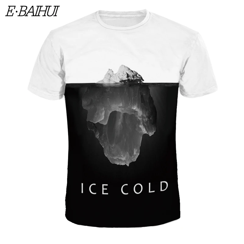 E-BAIHUI 2019 New fashion 3D iceberg Print T-shirt Men Short Sleeve t-shirts Summer Tops Tees swag brand T shirt plus size NA348
E-BAIHUI 2019 New fashion 3D iceberg Print T-shirt Men Short Sleeve t-shirts Summer Tops Tees swag brand T shirt plus size NA348