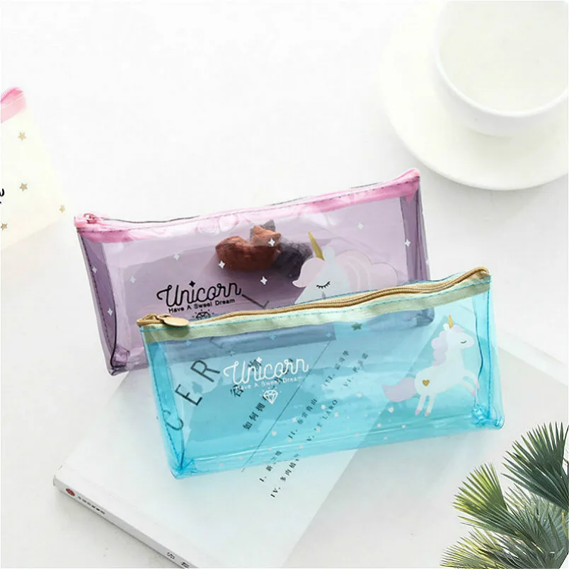 Kawaii New Jelly Color Pencil Case Unicorn Gel Cute School Supplies Stationery Gift School Cute Pencil Box Pencil Bag
Kawaii New Jelly Color Pencil Case Unicorn Gel Cute School Supplies Stationery Gift School Cute Pencil Box Pencil Bag