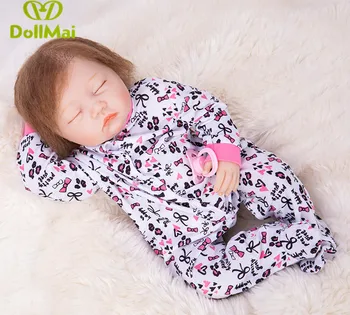 DollMai 20" silicone reborn baby dolls real doll sleeping newborn babies soft toy dolls for child gift bebes reborn
DollMai 20" silicone reborn baby dolls real doll sleeping newborn babies soft toy dolls for child gift bebes reborn