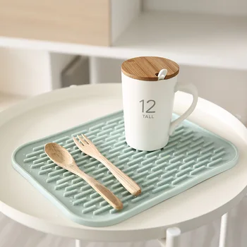 Premium Silicone Dish Drying Mat Heat Resistant Drying Mat Tableware Durable Cushion Pad Table Mat Placemat Kitchen Accessories
Premium Silicone Dish Drying Mat Heat Resistant Drying Mat Tableware Durable Cushion Pad Table Mat Placemat Kitchen Accessories
