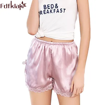 Fdfklak Women Clothes 2018 Summer Faux Silk Sleep Shorts Pajama Pants Sleep Bottoms Womens Lounge Pants Pyjama Trousers Q1101
Fdfklak Women Clothes 2018 Summer Faux Silk Sleep Shorts Pajama Pants Sleep Bottoms Womens Lounge Pants Pyjama Trousers Q1101
