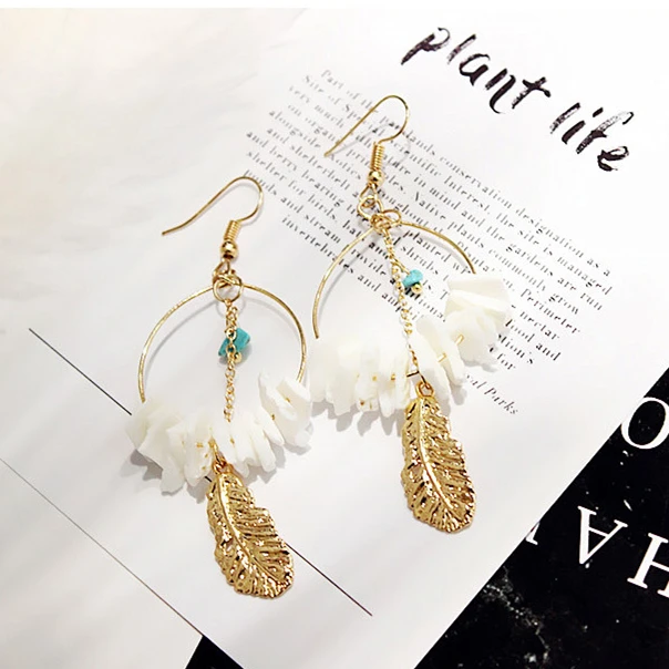 2017 New Fashion Sea Style Statement Earrings Alloy Leaf Circle Pendientes Vintage Geometric Earrings For Women Charm Jewelry
2017 New Fashion Sea Style Statement Earrings Alloy Leaf Circle Pendientes Vintage Geometric Earrings For Women Charm Jewelry