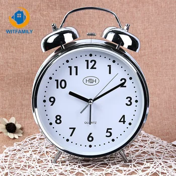 Metal Bell Alarm Clock with Luminous Bed Cabinet Clock Mute Fashion Home Decoration Desk Clock Bedside Clock Student Gift
Metal Bell Alarm Clock with Luminous Bed Cabinet Clock Mute Fashion Home Decoration Desk Clock Bedside Clock Student Gift