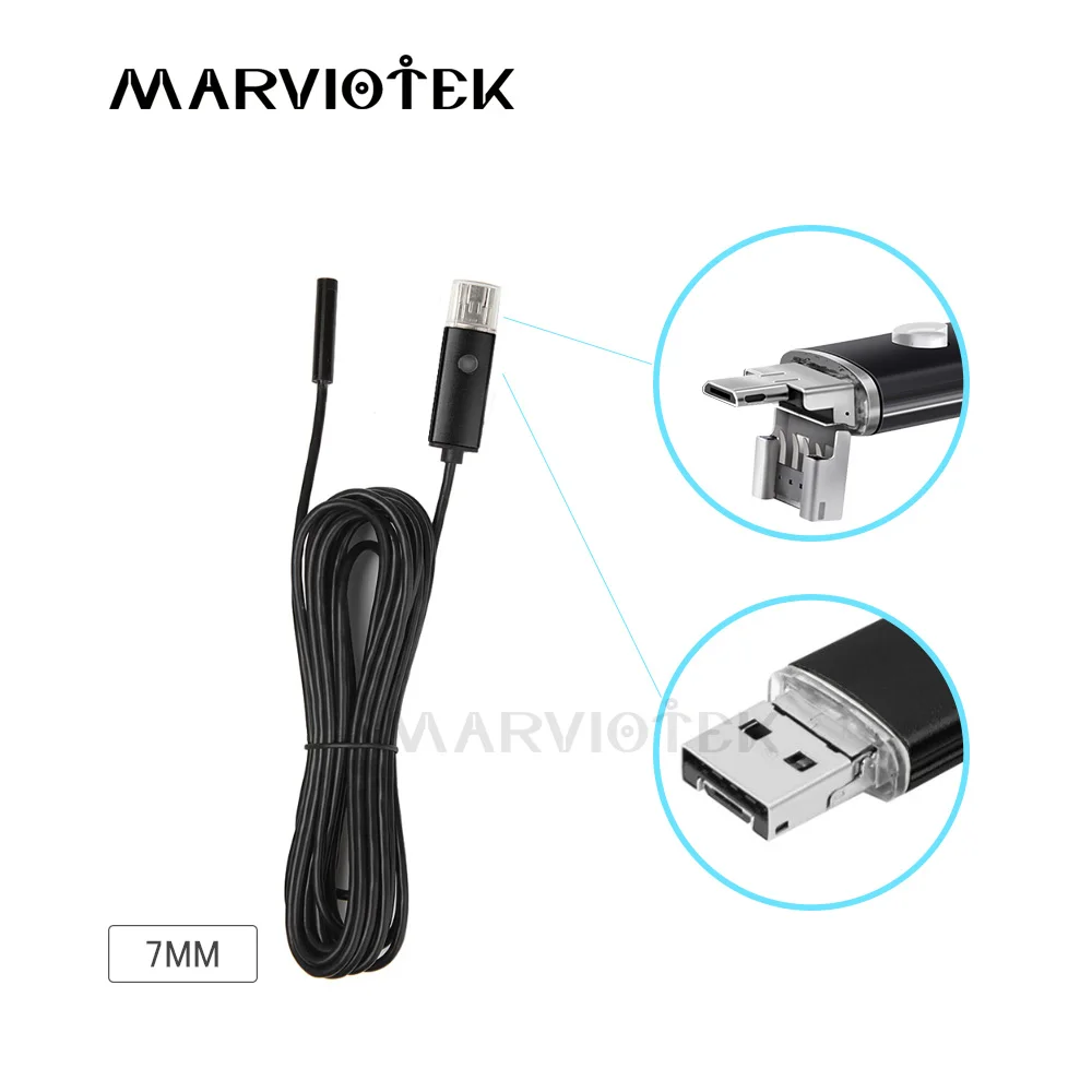 7mm Lens Endoscope Android Phone Inspection Camera 2M 5M 10M Endoscope Inspection Pipe HD Micro USB Snake Endoscope Camera
7mm Lens Endoscope Android Phone Inspection Camera 2M 5M 10M Endoscope Inspection Pipe HD Micro USB Snake Endoscope Camera